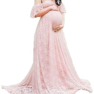 Women's Off Shoulder Ruffle Sleeve Lace